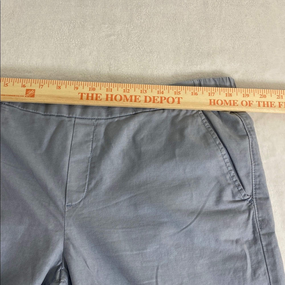 Esprit Casual Linen and Cotton Blend Chino Pants - Slate Blue Size 14 - Picture 6 of 14